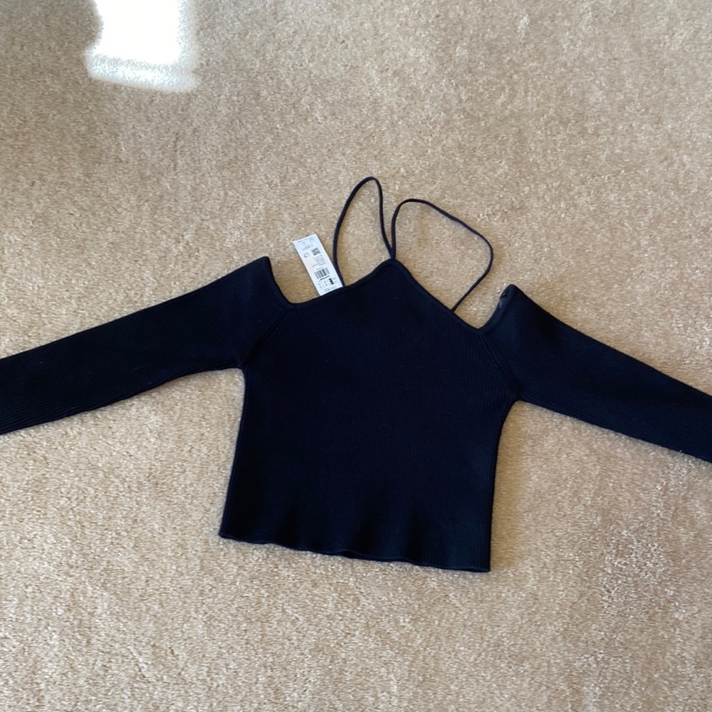 Long sleeve Black garage sweater. Brand new. With tags!